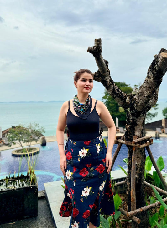 Blooming Grace Cambric Skirt