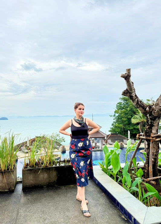 Blooming Grace Cambric Skirt