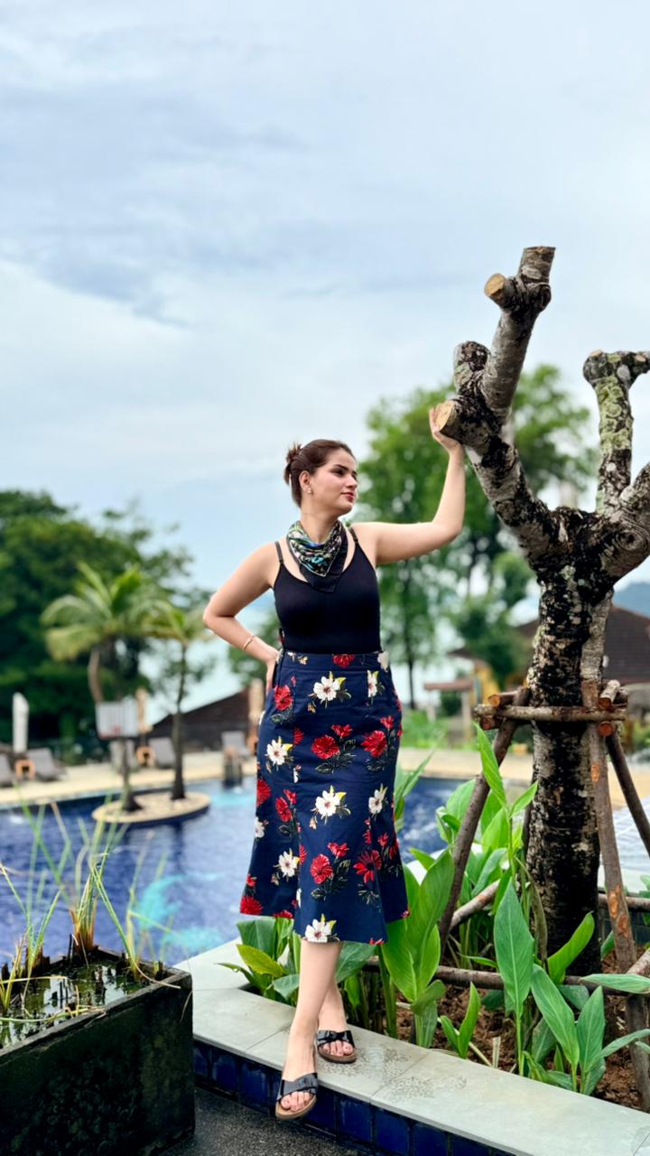 Blooming Grace Cambric Skirt