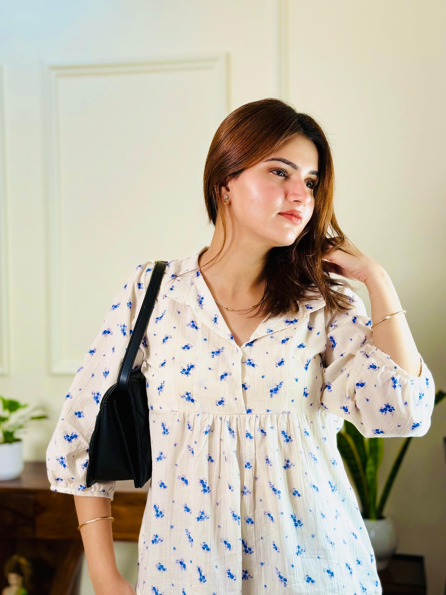 Bluebell Breeze Cotton Tunic