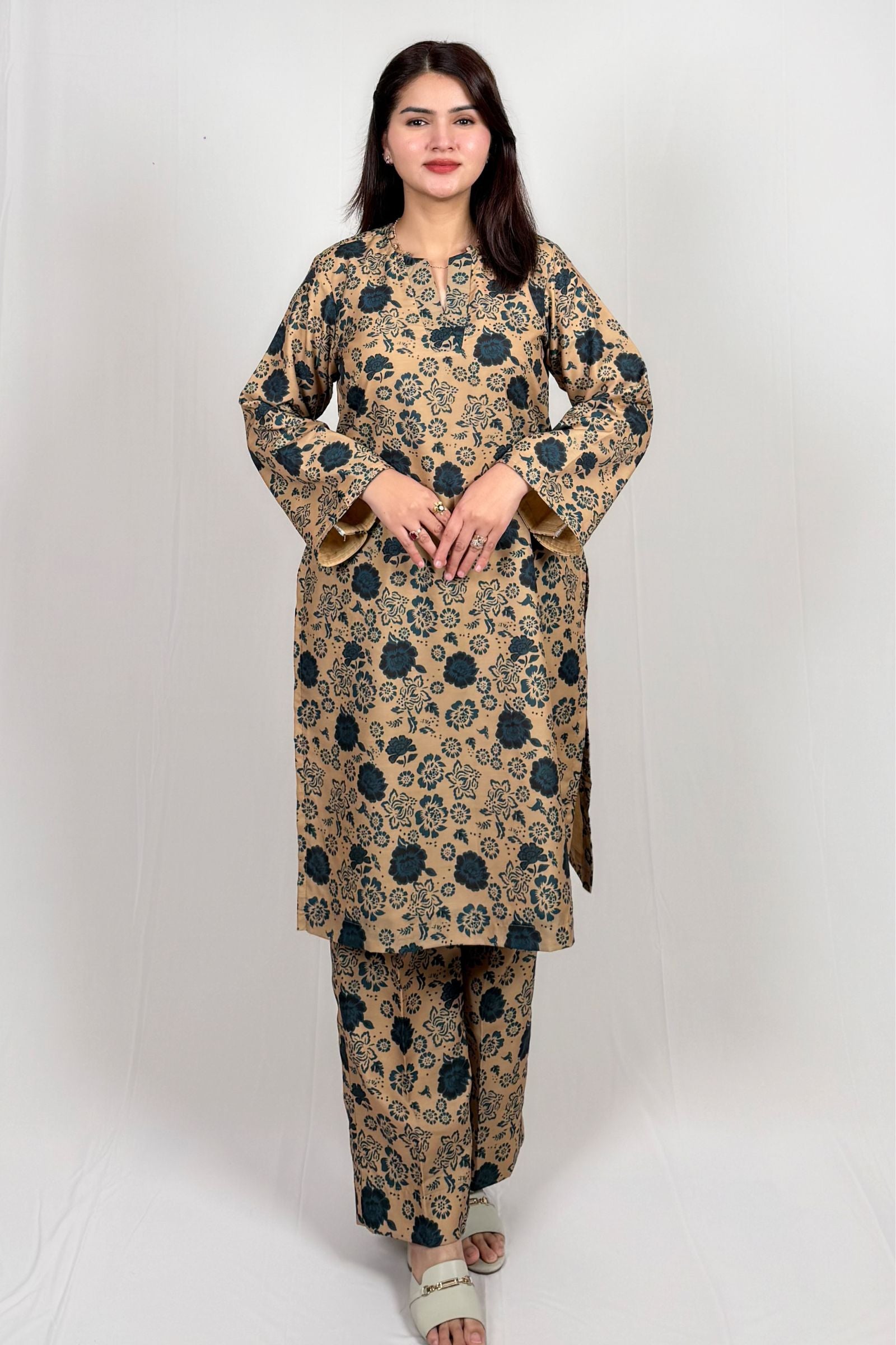 Zeenat Earth Ethnic Co-ord Set