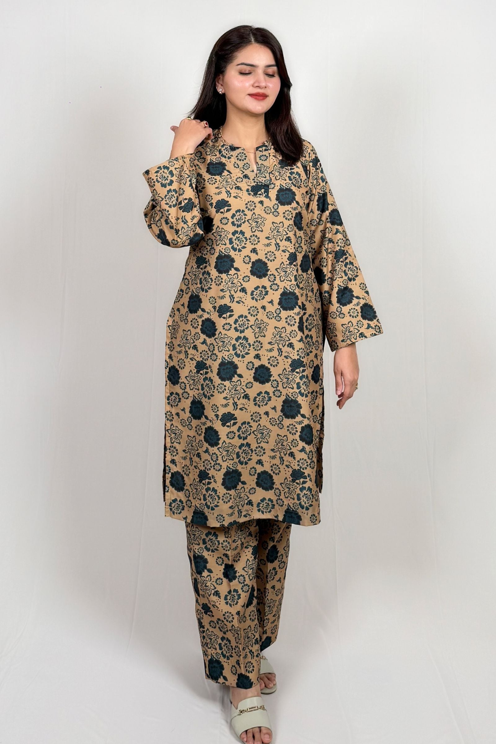 Zeenat Earth Ethnic Co-ord Set