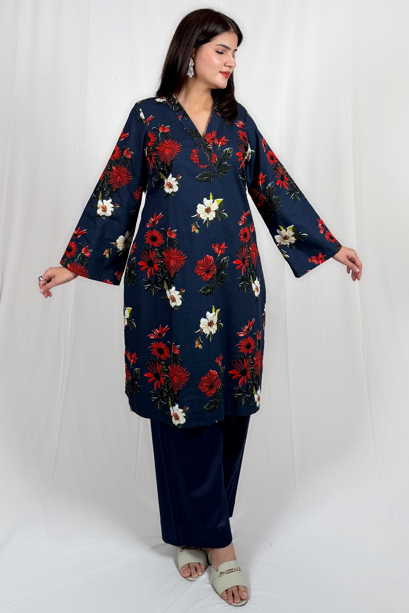 Ziya Bloom Ethnic Co-ord Set