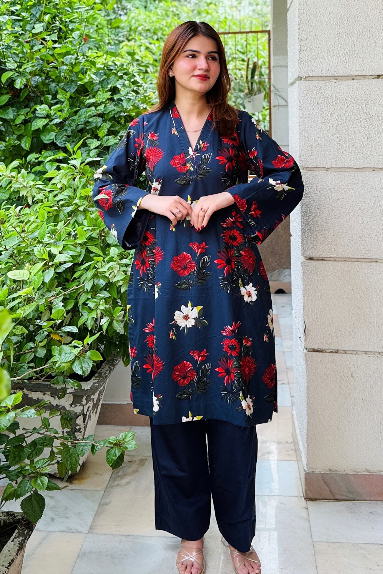 Ziya Bloom Ethnic Co-ord Set