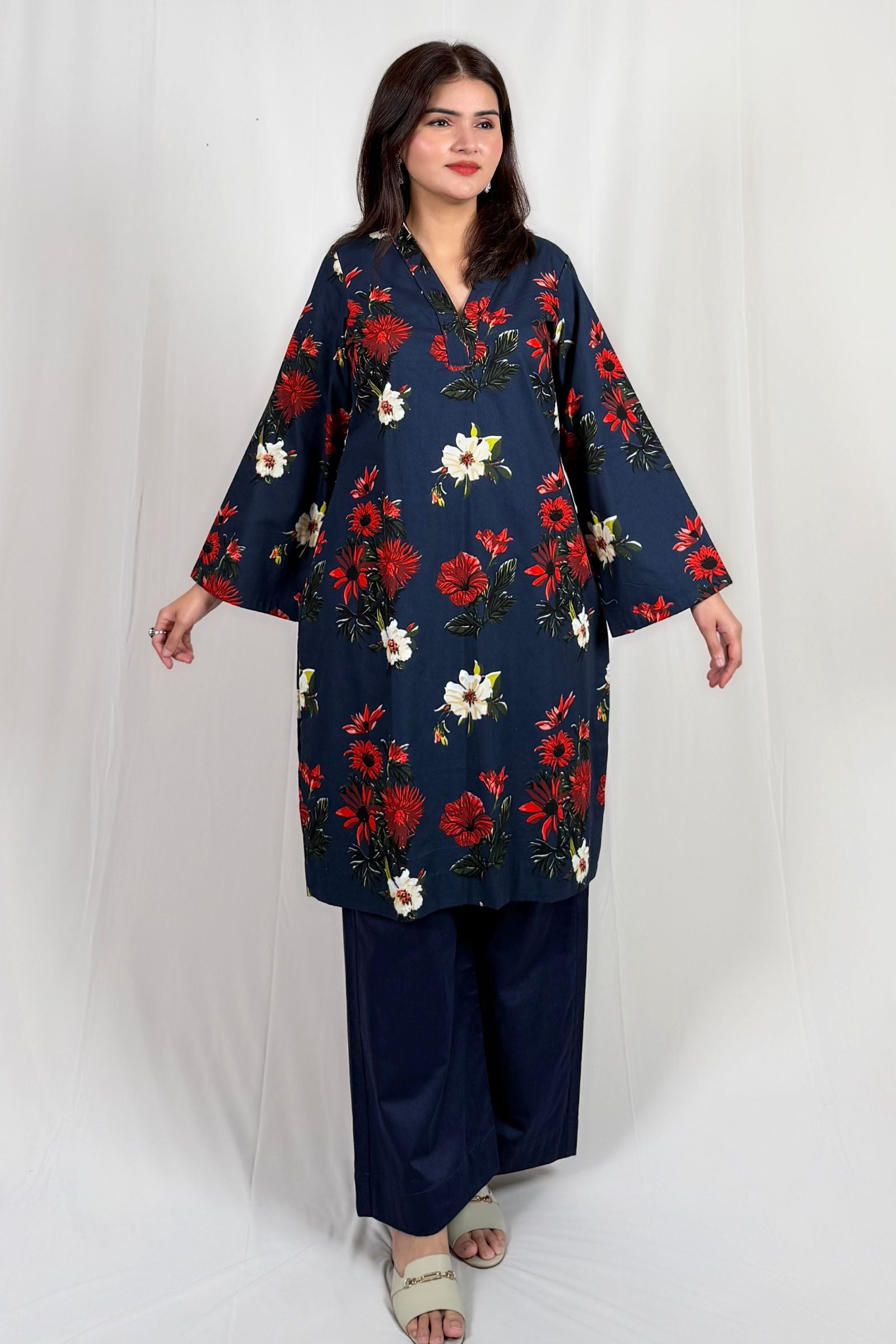 Ziya Bloom Ethnic Co-ord Set